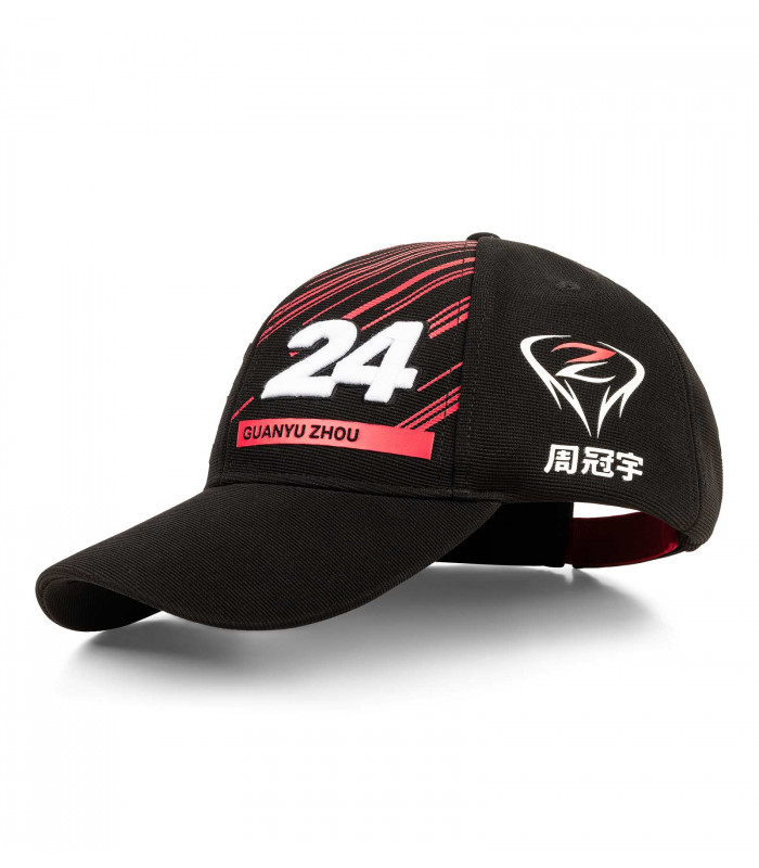 Casquette Curve Guanyu Zhou 24 Driver Alfa Romeo Orlen F1 Racing Officiel Team Officiel Formule 1