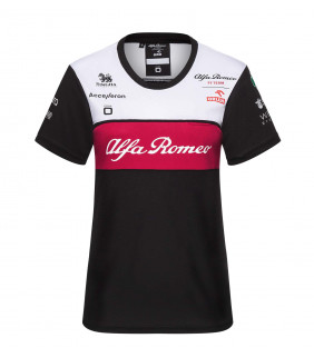 T-shirt Femme Alfa Romeo Orlen Formule 1  Racing Officiel Team F1