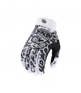 Gant Troy Lee Designs Air Skull Demon blanc TLD Officiel Motocross VTT