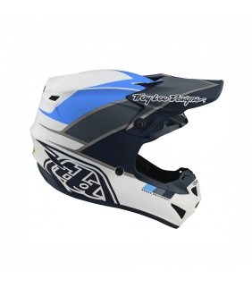 Casque Motocross Troy Lee Designs SE4 Polyacrylite Beta white/gray helmets TLD