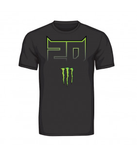 T-shirt Fabio Quartararo 20 Dual Monster Energy Officiel MotoGP