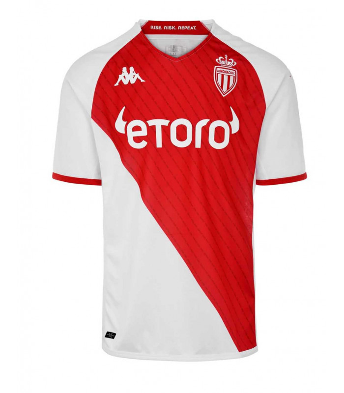 Maillot Kappa Kombat Domicile As Monaco Officiel Football