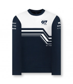 Sweat-Shirt Crew Alpha Tauri Scuderia Racing Team Officiel F1