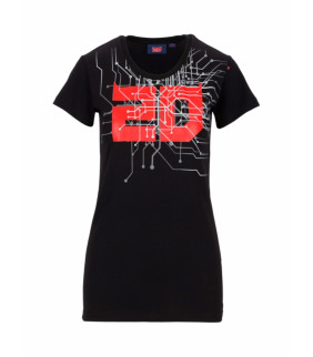 T-shirt Femme Fabio Quartararo Cyber 20 El Diablo Officiel MotoGP