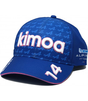 Casquette Alpine F1 Team Kimoa Fernando Alonzo 14 Officiel Formule 1