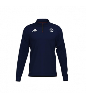 Sweat Zip Kappa Ablas Pro UBB Union Bordeaux Bègles Officiel Rugby