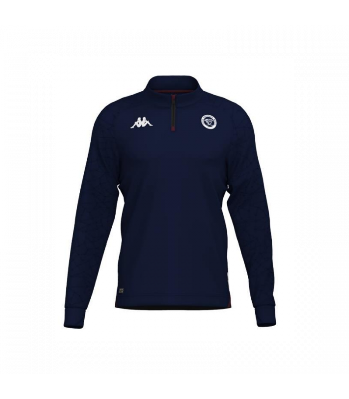 Sweat Zip Kappa Ablas Pro UBB Union Bordeaux Bègles Officiel Rugby