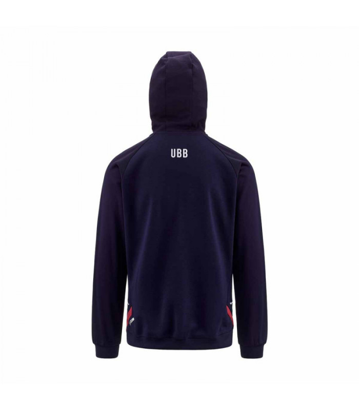 Sweat Zip Kappa Arufego UBB Union Bordeaux Bègles Officiel Rugby