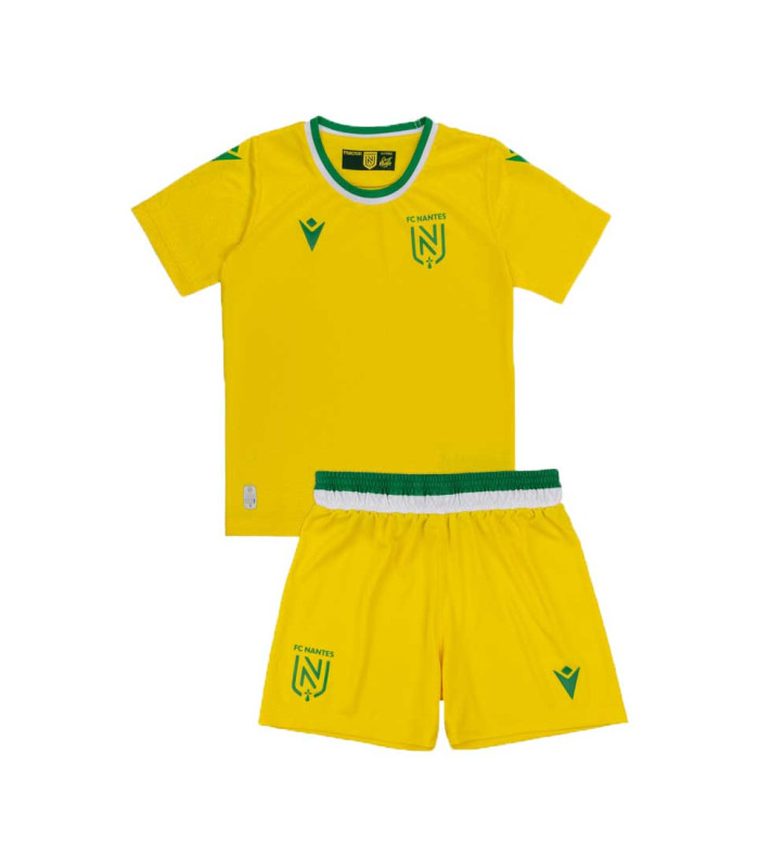 Maillot et short bébé Macron domicile FC Nantes Officiel Football