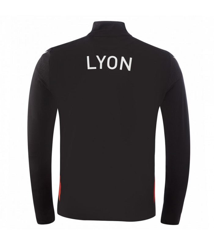 Sweatshirt Macron Training 1/4 zip LOU Rugby Officiel Lyon