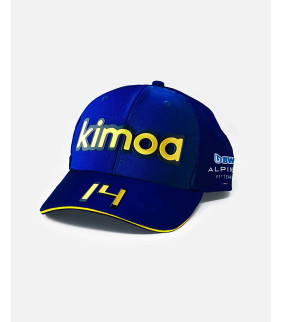 Casquette Alpine F1 Team Kimoa Fernando Alonzo 14 GP Espagne Officiel Formule 1