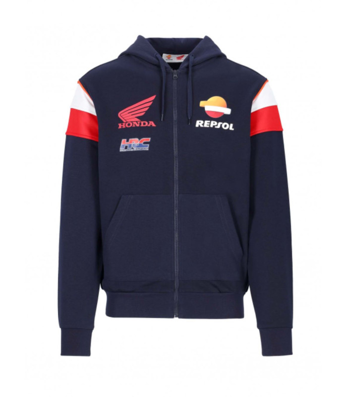 Sweat a Capuche zippée Repsol Honda Racing Team Officiel MotoGP