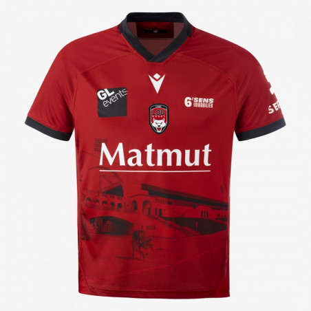 T-shirt Training LOU Rugby Extérieur Officiel Lyon Enfant Noir - Sport