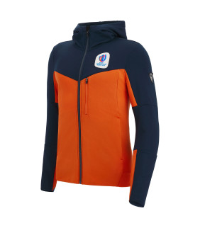 Sweat a Capuche Zip Macron Adulte Rugby World Cup 2023 Officiel
