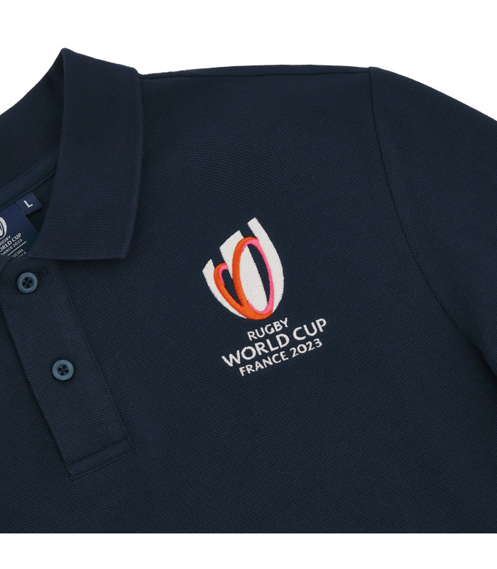 Polo Macron Adulte France Rugby World Cup 2023 Officiel