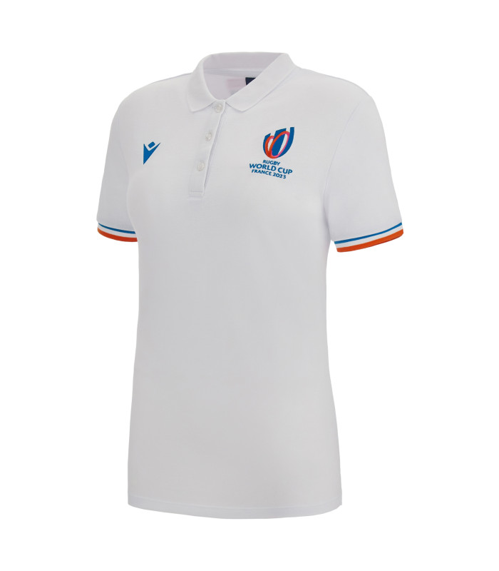 Polo Macron Femme Rugby World Cup 2023 Officiel