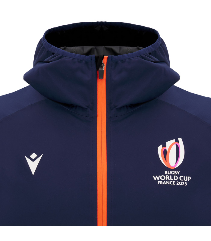 Veste Imperméable Macron Adulte Rugby World Cup 2023 Officiel