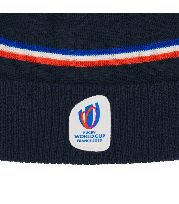 Bonnet Macron Enfant Pompon France Rugby World Cup 2023 Officiel