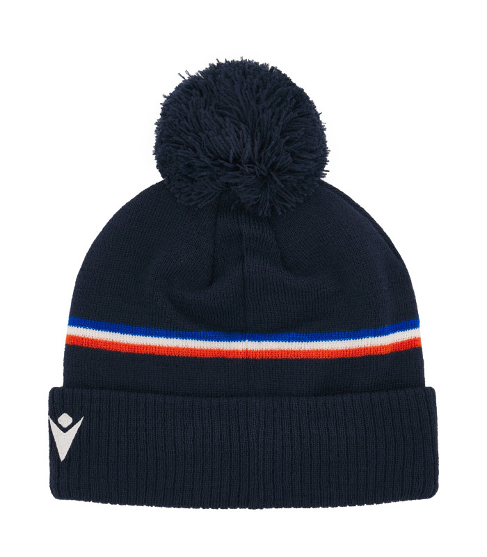 Bonnet Macron Enfant Pompon France Rugby World Cup 2023 Officiel