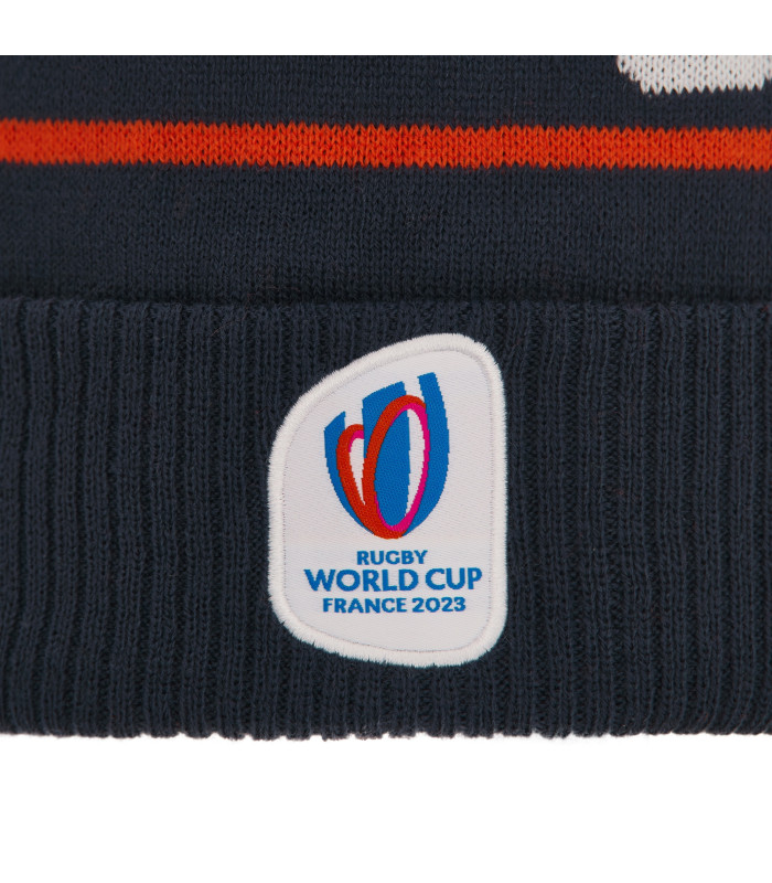 Bonnet Pompon Macron Enfant Rugby Lyon World Cup 2023 Officiel