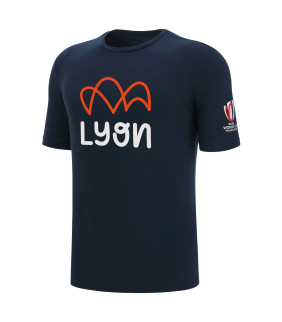 T-shirt Macron Adulte Rugby Lyon World Cup 2023 Officiel