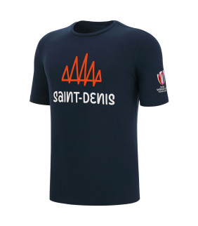 T-shirt Macron Adulte Rugby Saint-Denis World Cup 2023 Officiel