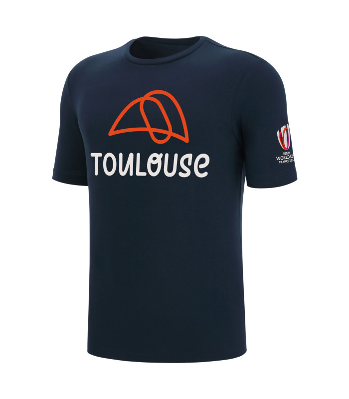 T-shirt Macron Adulte Rugby Toulouse World Cup 2023 Officiel