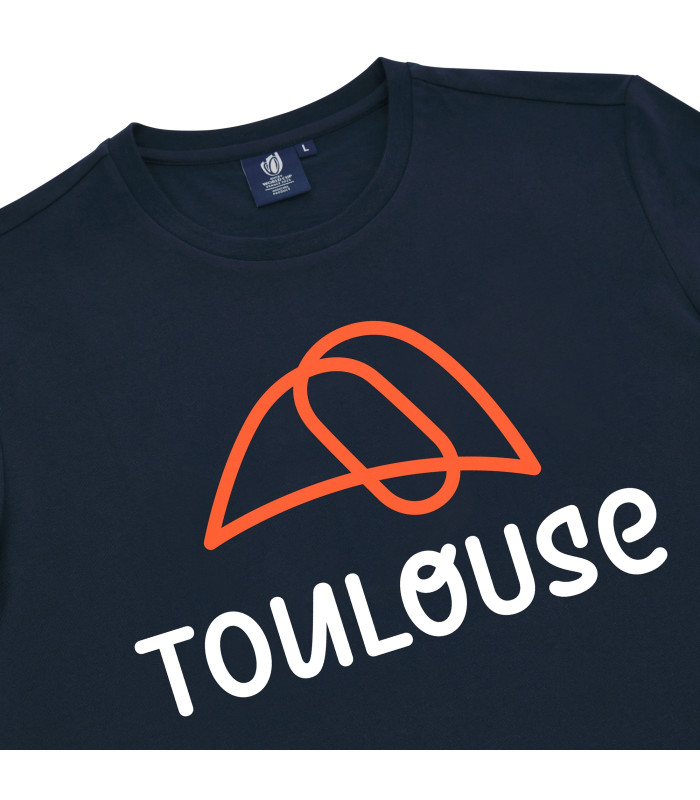 T-shirt Macron Adulte Rugby Toulouse World Cup 2023 Officiel