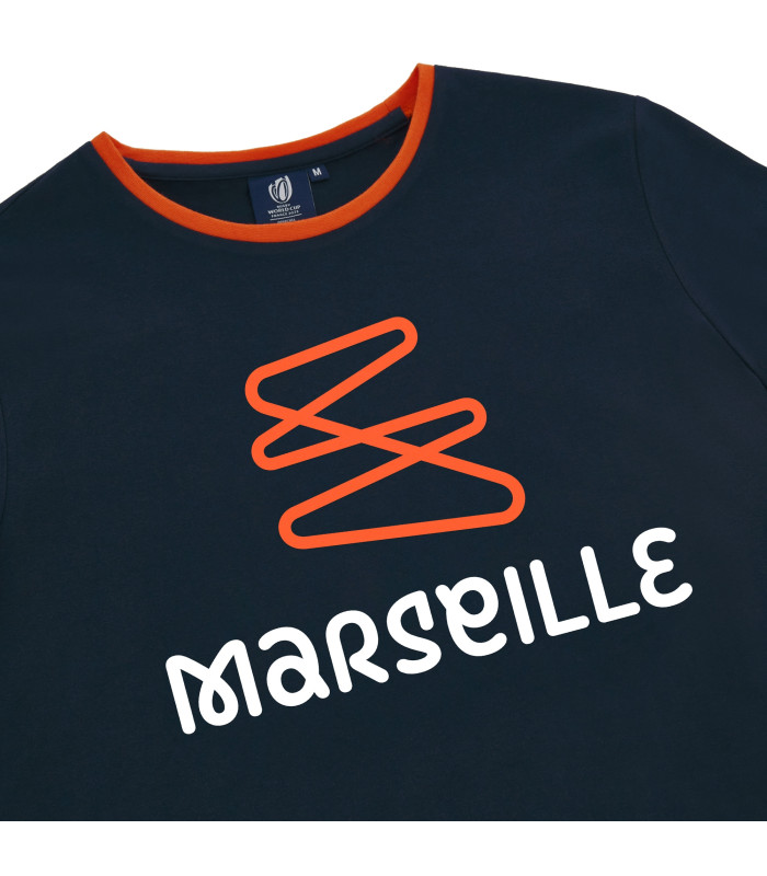 T-shirt Macron Femme Rugby Marseille World Cup 2023 Officiel