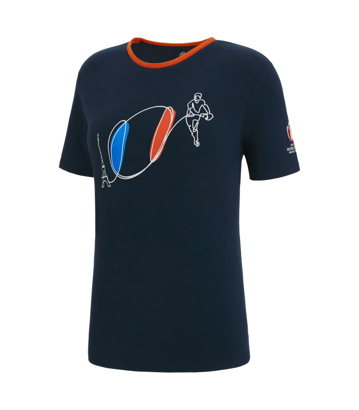 T-shirt Macron Femme Rugby France World Cup 2023 Officiel
