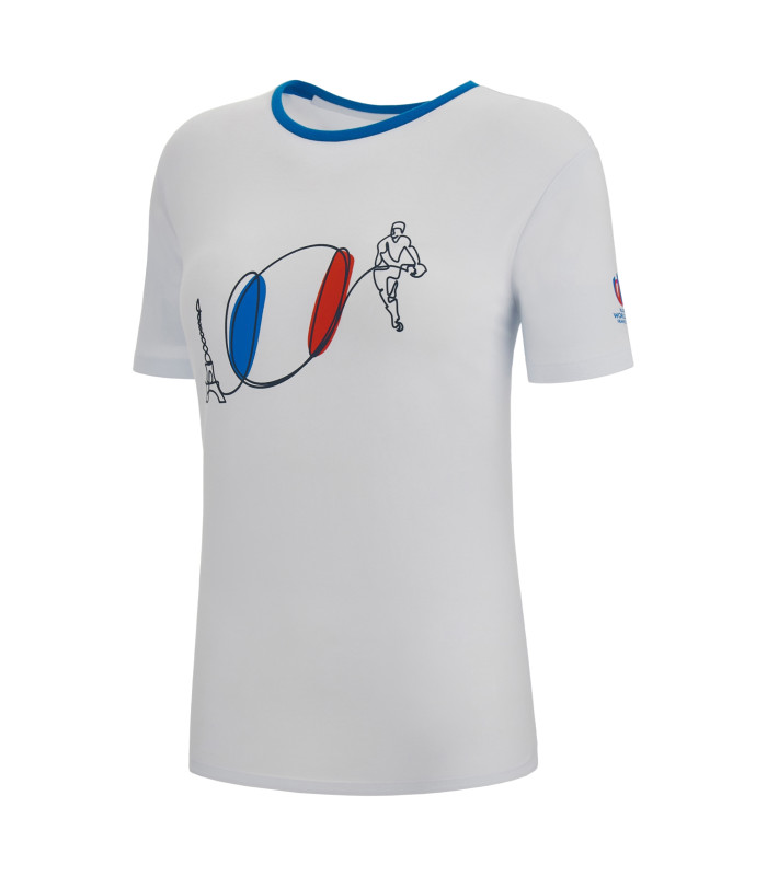 T-shirt Macron Femme Rugby France World Cup 2023 Officiel