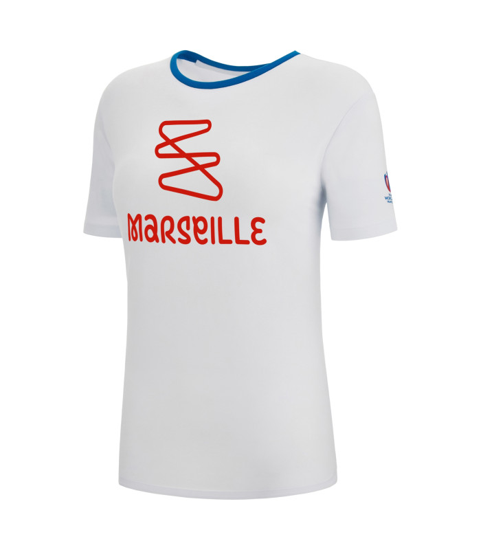 T-shirt Macron Femme Rugby Marseille World Cup 2023 Officiel