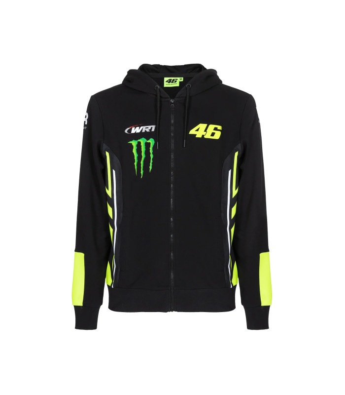 Sweat a Capuche Zip VR46 WRT Monster Energy Officiel Grand Tourismo Valentino Rossi