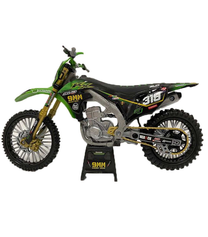 Moto Miniature Kawasaki Bud Racing 250 KXF N°319 Quentin Marc