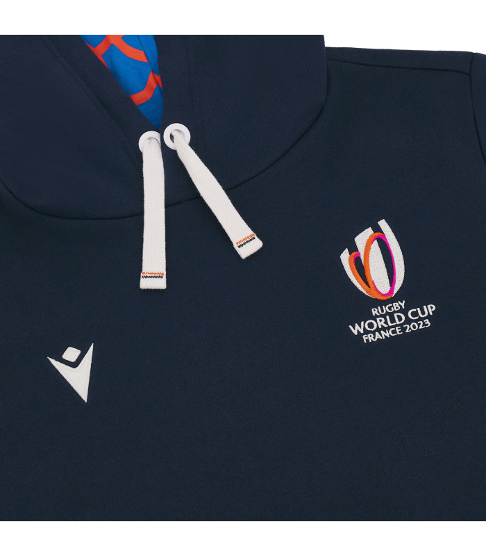 Sweat a Capuche Macron Adulte Rugby World Cup 2023 Officiel