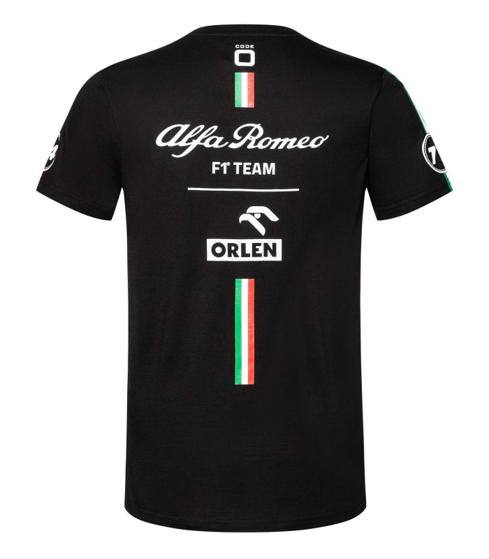 T-shirt Alfa Romeo Orlen Formule 1 Monza GP Logo Racing Officiel Team F1