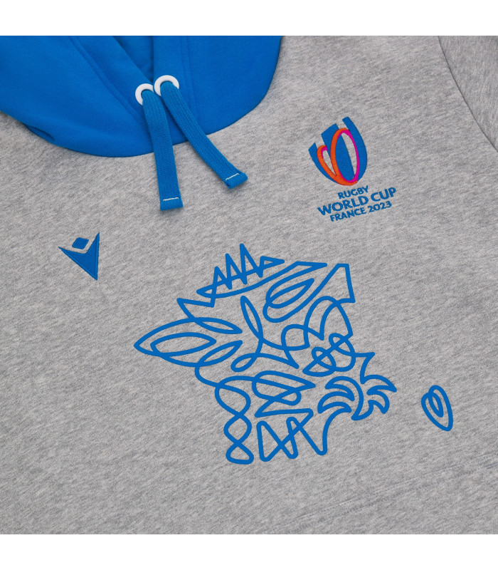 Sweat a Capuche Macron Adulte France Rugby World Cup 2023 Officiel