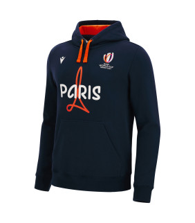 Sweat a Capuche Macron Adulte Paris Rugby World Cup 2023 Officiel