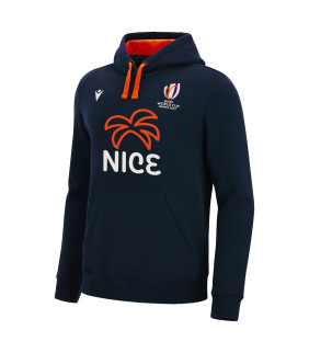 Sweat a Capuche Macron Adulte Nice Rugby World Cup 2023 Officiel