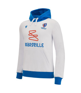 Sweat a Capuche Macron Adulte Marseille Rugby World Cup 2023 Officiel