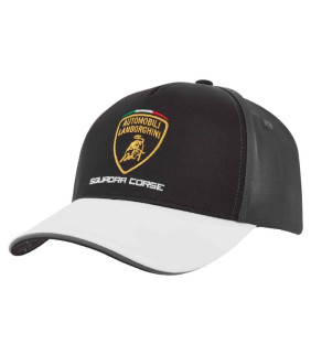 Casquette Curve Lamborghini Squadra Corse Racing Team Officiel