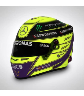Casque Lewis Hamilton F1 Mercedes AMG Petronas à échelle 1:2
