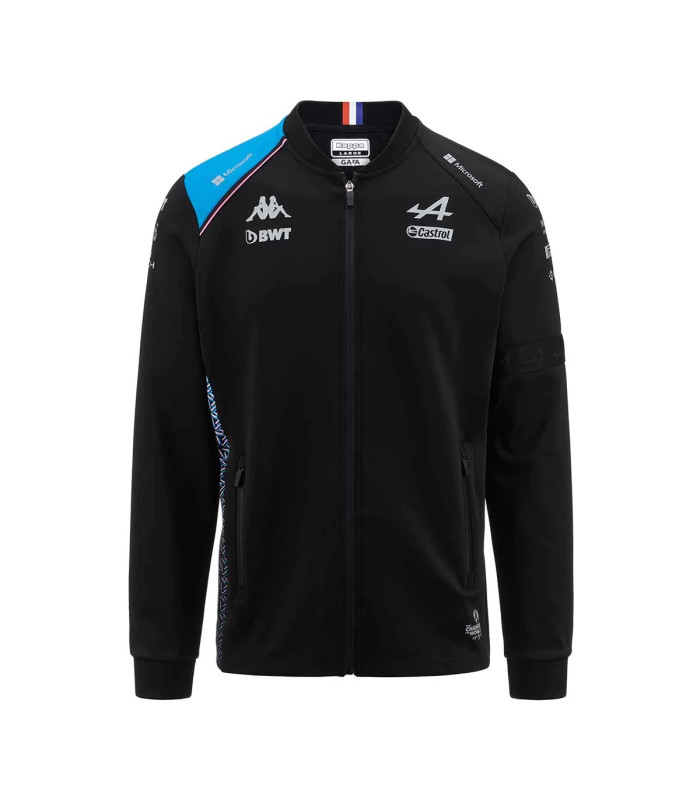 Sweatshirt Zip Kappa Atriso BWT Alpine F1 Team Officiel Formule 1