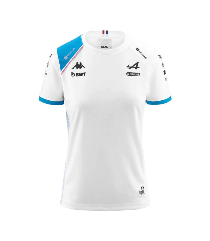 T-shirt Femme Kappa Aboliw BWT Alpine F1 Team Officiel Formule 1