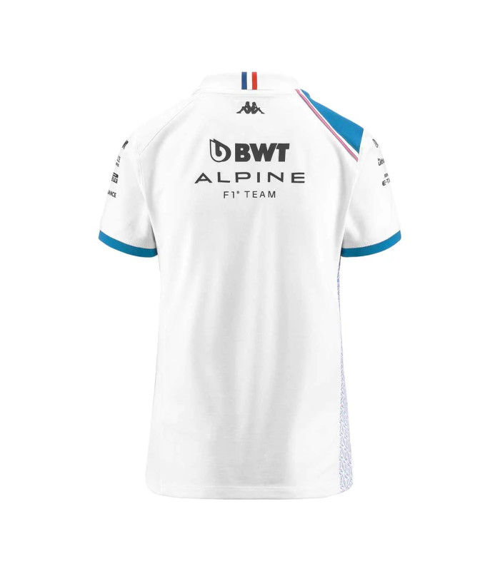 Polo Femme Kappa Acrew BWT Alpine F1 Team Officiel Formule 1