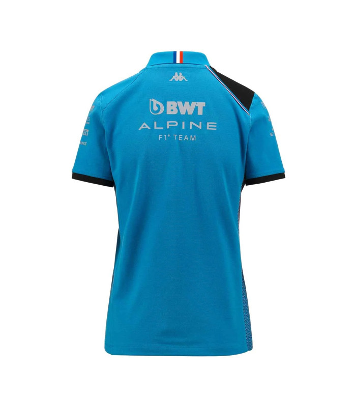 Polo Femme Kappa Acrew BWT Alpine F1 Team Officiel Formule 1