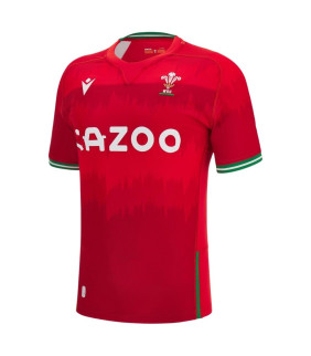 Maillot Macron WRU Pays de Galles Domicile Officiel Rugby