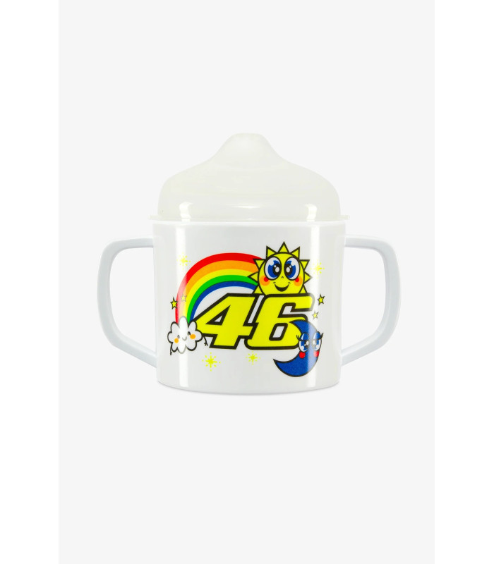 Tasse Enfant VR46 Mixte Soleil et Lune Bébé Baby Cup Officiel MotoGP