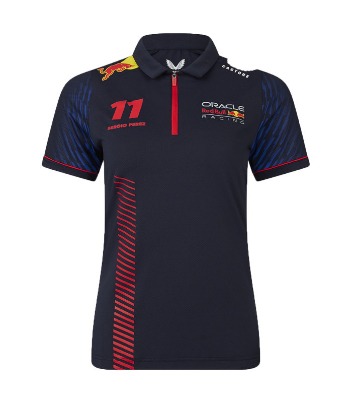 Polo Femme Red Bull Racing F1 Team Sergio Perez 11 Formula Officiel Formule 1