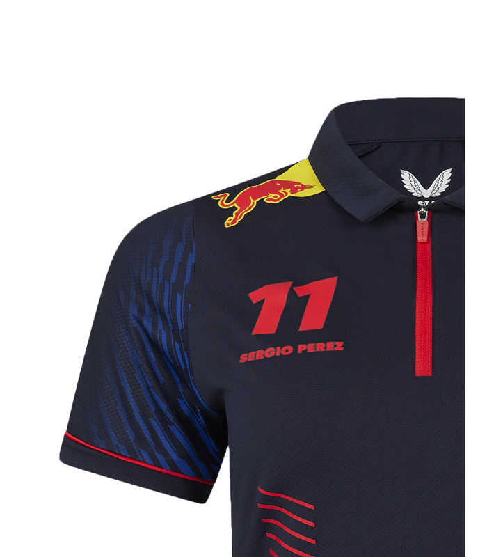 Polo Femme Red Bull Racing F1 Team Sergio Perez 11 Formula Officiel Formule 1